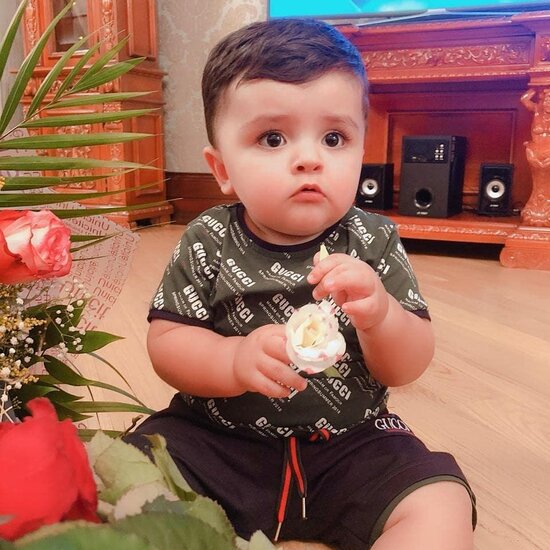 Nəzakət Teymurovanın 1 yaşlı nəvəsi - Fotolar