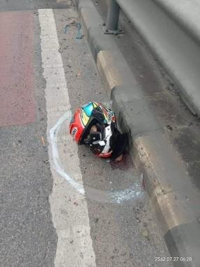 Təkər motosikletçinin başını qopardı: ÜRƏYİ ZƏİF OLANLAR BAXMASIN - FOTO/VİDEO (18+)