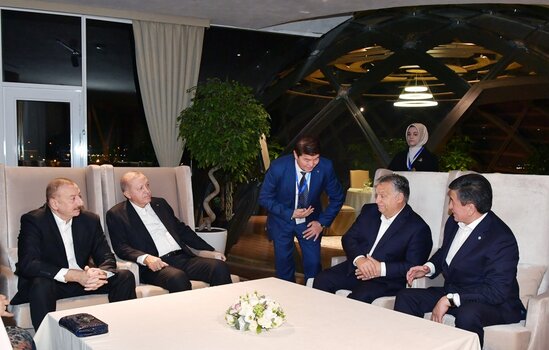 Prezident və Ərdoğan şam yeməyində - FOTOLAR