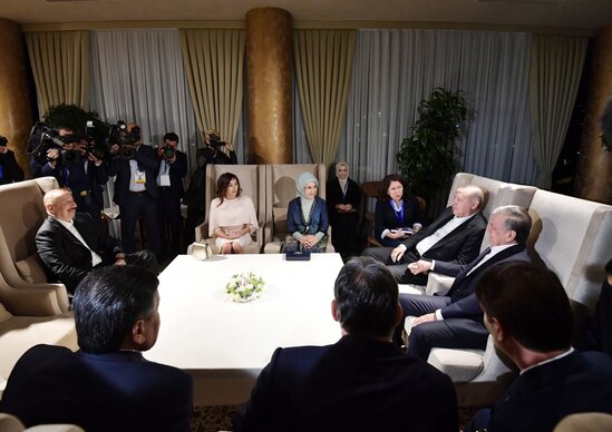 Prezident və Ərdoğan şam yeməyində - FOTOLAR