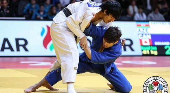 Böyük Dəbilqə: Azərbaycan cüdoçusu gümüş medal qazanıb