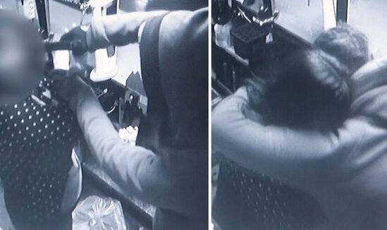 Əvvəl qarət etmək istədi, sonra qucaqladı - VİDEO