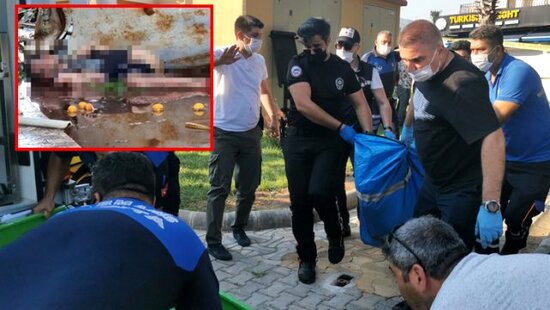 Restoranda növbə gözlədi, üstünə su çəni düşdü-VİDEO