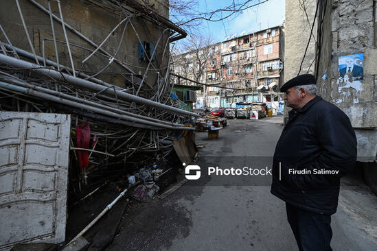 Ürəkbulandıran mənzərə, Bakının pərdə arxasında qalan binaları - FOTOREPORTAJ