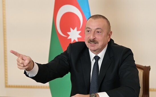 Azərbaycan Prezidenti: "Bu gün Azərbaycan bayrağı Şuşada dalğalanır"