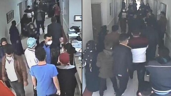 Xəstəxanada MÜBAHİSƏ: Tibb işçisi 20 nəfər tərəfindən döyüldü - FOTO