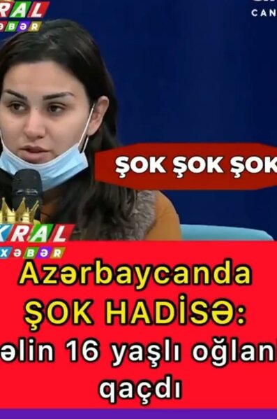 Azərbaycanda ŞOK HADİSƏ: Qadın 16 yaşlı oğlanla qaçdı - FOTO