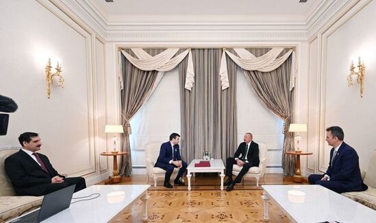 İlham Əliyev Selçuk Bayraktarı qəbul etdi - YENİLƏNİB + FOTO