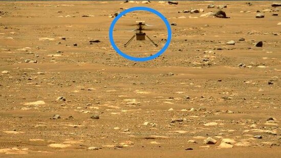 Marsa göndərilən helikopter yeddinci uçuşunu həyata keçirib - VİDEO