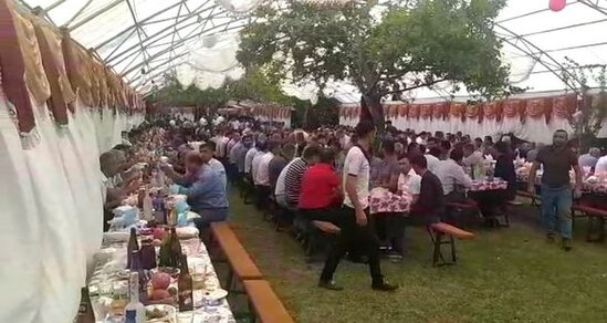 Qəbələdə toy sahibləri cərimələndi - VİDEO