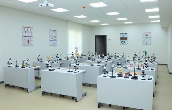 Prezident və xanımı Bakı Avropa Liseyinin yeni binasının açılışında iştirak ediblər - FOTO