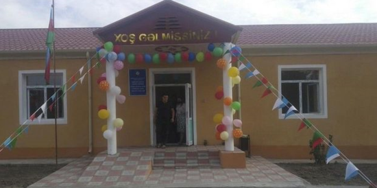 İki dəfə raket hücumuna məruz qalan məktəbdə ilk zəng çalındı - FOTO