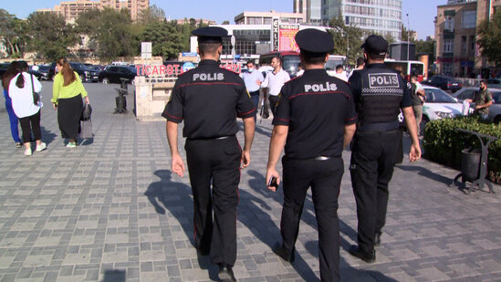 Bakı polisi geniş "maska reydləri"nə başladı - VİDEO