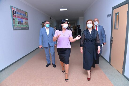 BŞTİ müdiri ilk dərs günündə iştirak edib - Foto