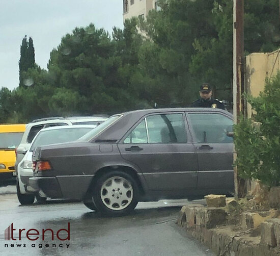 Bakıda polis əməkdaşının arvadını güllələyib öldürdüyü yerdən GÖRÜNTÜLƏR - FOTO