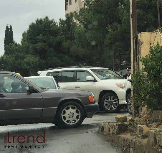 Bakıda polis əməkdaşının arvadını güllələyib öldürdüyü yerdən GÖRÜNTÜLƏR - FOTO