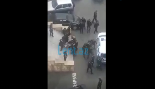 Öldürülən qadının polis şöbəsindən GÖRÜNTÜLƏRİ - VİDEO