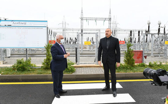 "Cəbrayıl" yarımstansiyasının açılışı oldu - YENİLƏNİB + FOTO