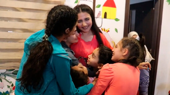 Sığınacaqda xınayaxdı məclisi keçirildi - VİDEO