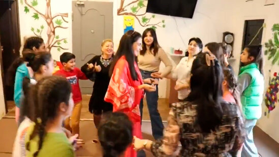 Sığınacaqda xınayaxdı məclisi keçirildi - VİDEO