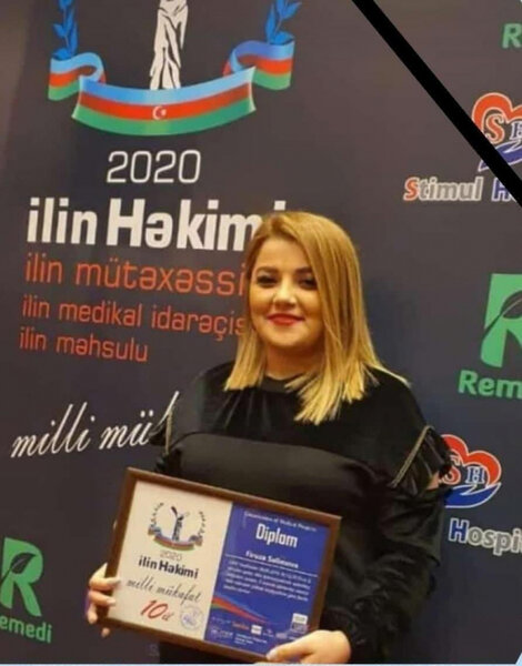 Azərbaycanda "İlin həkimi" mükafatçısı gənc həkim vəfat etdi - FOTO