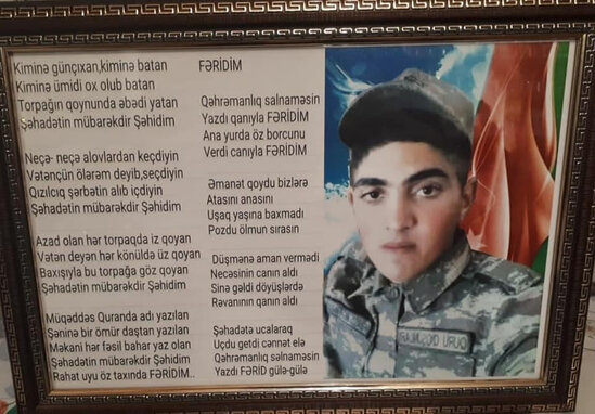 21 yaşı tamam olan qəhrəmanımız - Şəhid Fərid Məmmədov - VİDEO