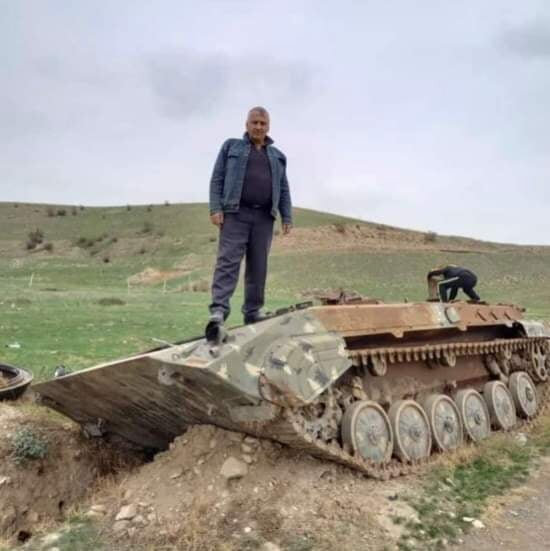 Dilqəm Əsgərov Şuşada yatdığı həbsxanaya getdi - FOTO