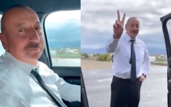 Mehriban Əliyeva İlham Əliyevin səmimi görüntüsünü paylaşdı - VİDEO