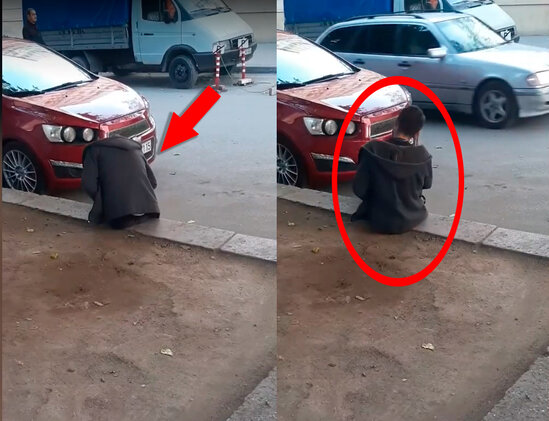 Bakıda narkotik qəbul edən gəncin sarsıdıcı görüntüləri - VİDEO