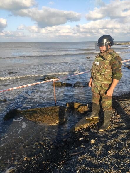 Xəzər dənizində tank əlehinə mina aşkarlandı - FOTO/VİDEO