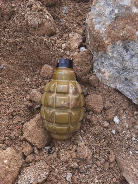 Bakının mərkəzində qumbara tapılıb - FOTO