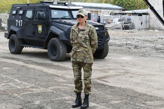 Mehriban Əliyeva: "Allah Azərbaycan hərbçilərini qorusun!" - FOTO