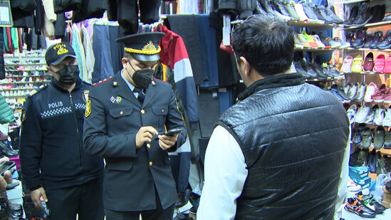 Karantin qaydalarına əməl etməyənlər cərimələndi - FOTO/VİDEO