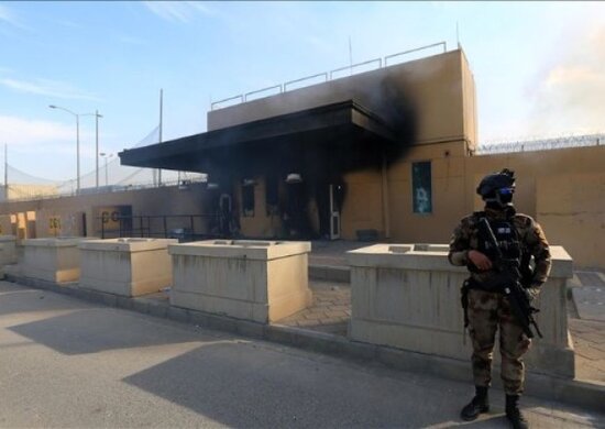 ABŞ səfirliyinə 3 raket atıldı