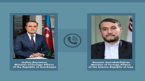 Ceyhun Bayramov İranın XİN başçısı ilə danışdı