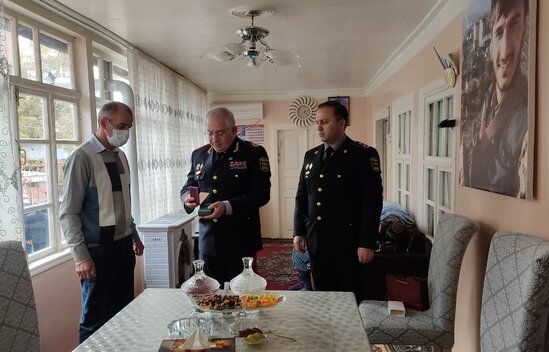 General Həzi Aslanov Masallıda şəhid ailələrini ziyarət etdi - VİDEO/FOTO