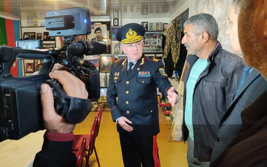General Həzi Aslanov Masallıda şəhid ailələrini ziyarət etdi - VİDEO/FOTO