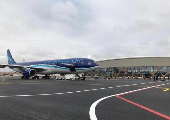 Füzuli aeroportu VIII Bakı Qlobal Forumu iştirakçılarını qarşıladı