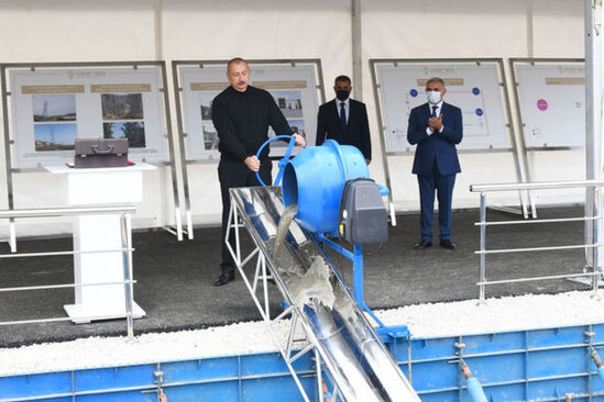 Daşaltı kəndində məscidin, Şuşa Radio-Televiziya yayım qülləsinin, şəhər xəstəxanasının təməli qoyulub