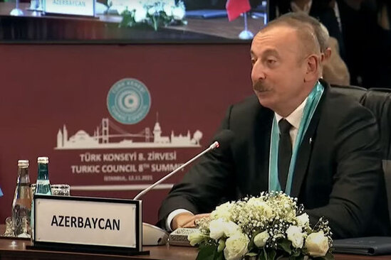 İlham Əliyevə Türk Dünyasının Ali Ordeni təqdim edilib