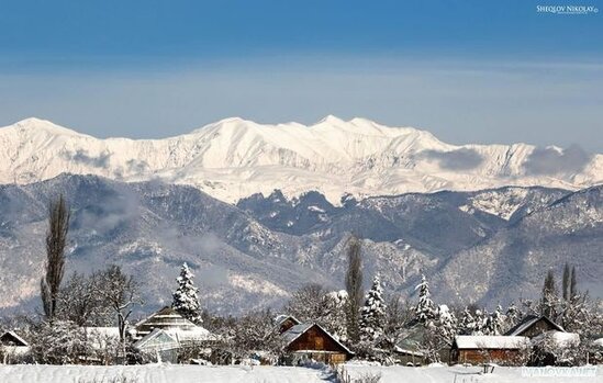 İsmayıllıya güclü qar yağıb - VİDEO