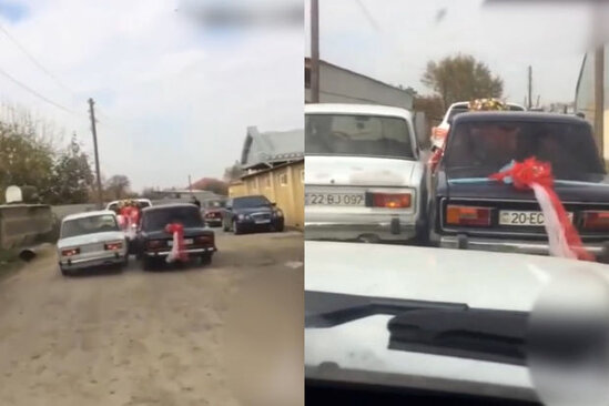 Toy karvanında avtoxuliqanlıq edən sürücü həbs edildi – FOTO/VİDEO