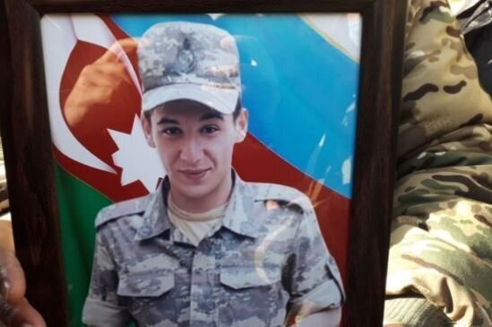 Şəhid Elmin Əlizadə dəfn olundu - FOTO/VİDEO