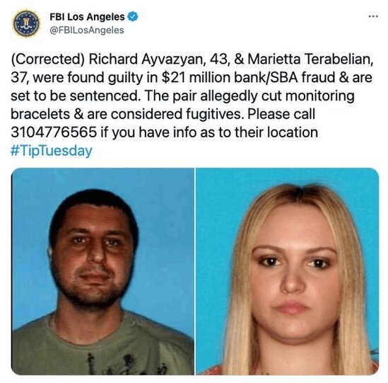 Fırıldaqçı erməni ailəsi ABŞ-ın COVID fondlarından 20 milyon dollardan çox pul oğurlayıb - FOTO/VİDEO