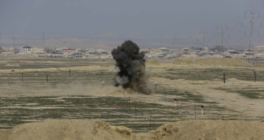 Azad edilən ərazilərdə minaya düşən mülki şəxslərin sayı açıqlanıb