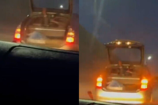 Polis gəlin maşınını saxladı - VİDEO