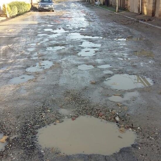 Məktəbləri birləşdirən bu yola nə zaman asfalt çəkiləcək? - ŞİKAYƏT - FOTOLAR