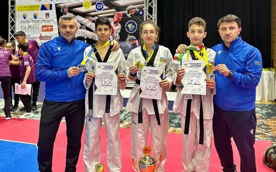 Azərbaycan taekvondoçuları Avropa Multioyunlarında daha üç medal qazanıblar