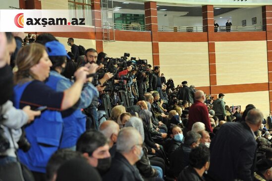 Şəhidlərlə vida mərasimi... - FOTOLAR