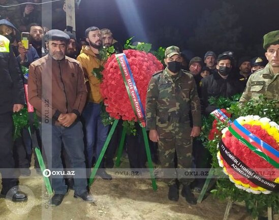 Kəlbəcərdə şəhid olan hərbi qulluqçumuz dəfn edildi - YENİLƏNİB + FOTO